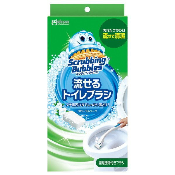 ジョンソン シャット流せるトイレブラシ 本体 245888 1個