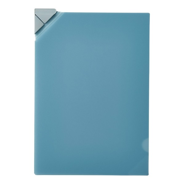 キングジム ナナメクリ ファイル (透明) アオ 580T-B 1点