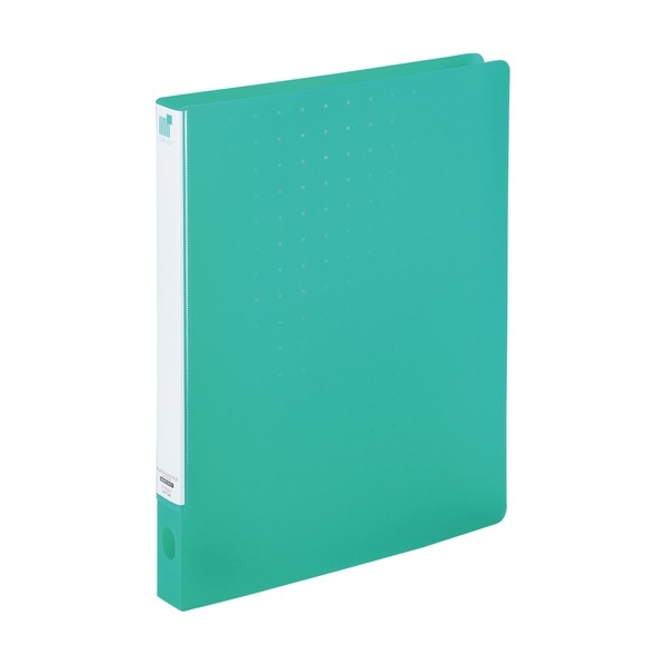 LIHIT LAB. CUBE FIZZ パンチレスファイルワンタッチ(HEAVY DUTY) 245×28×306mm グリーン F-7032-7 1冊