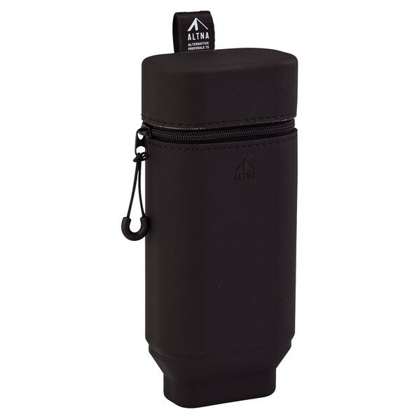 LIHIT LAB. ALTNA スタンドペンケース(マグネット付) 78×49×182mm ブラック A-7759 1個