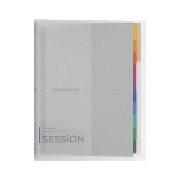 マルマン A4 バインダー セッション クリア F584-98 1点