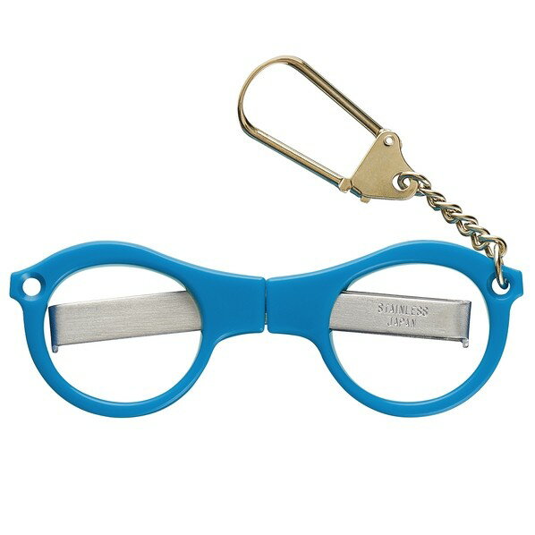 デコピンキーホルダーはさみ ブルー ブルー DP-8330-10 1個