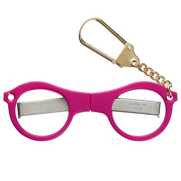 デコピンキーホルダーはさみ ピンク ピンク DP-8330-21 1個