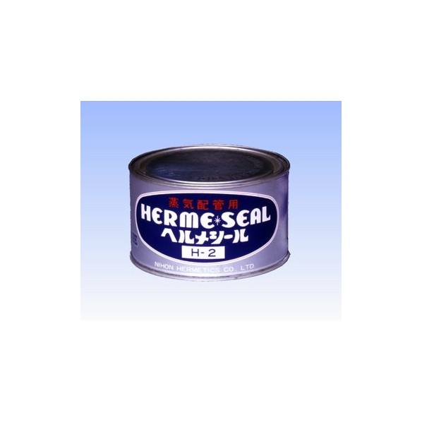 日本ヘルメチックス H-2 蒸気配管用シール剤【黒色・ 500g缶】 N-H-2 1点