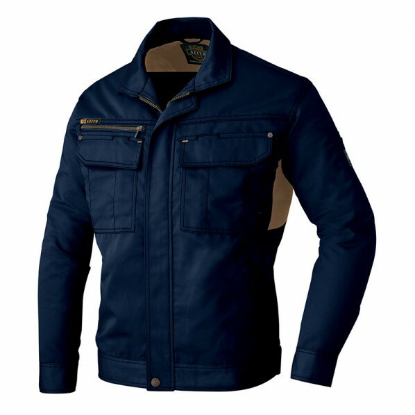 アイトス 長袖ブルゾン M 008ネイビー 3801 1点