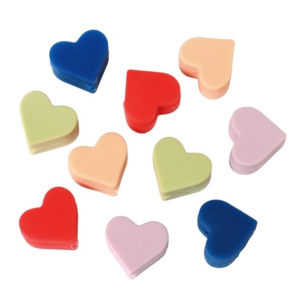 日本紐釦貿易(Nippon Chuko) ハート棒針キャップ ベーシックMIXセット ベーシック CKT23150 10個