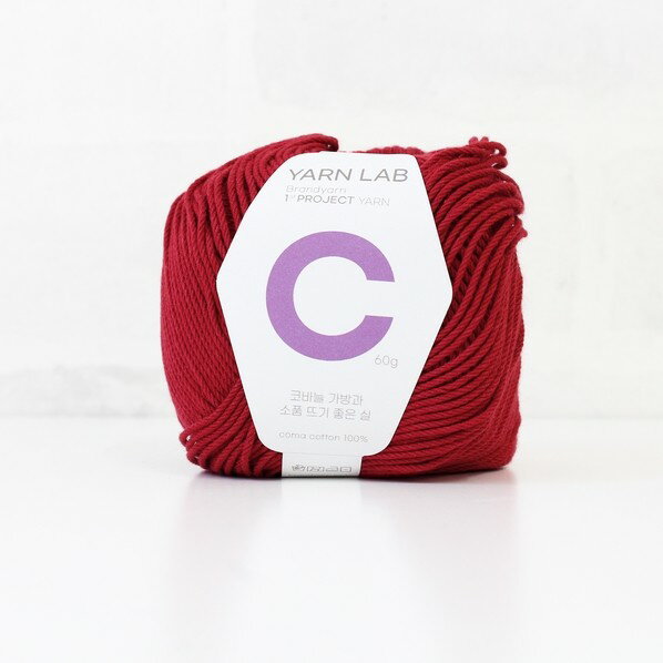 KnitWit Knit Wit 韓国コットン編み糸 Cookie Cotton クッキーコットン 赤ワイン(Red wine) KNW-CCB24 ..