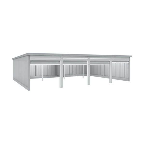 イナバ ガレージ ガレーディア GRN-2657HL N 高基礎 シルキーホイワイト シルキーホワイト AFK54U 1台