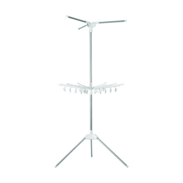 アイリスオーヤマ ハンガーバー付き パラソル物干し ホワイト HP-170 1個