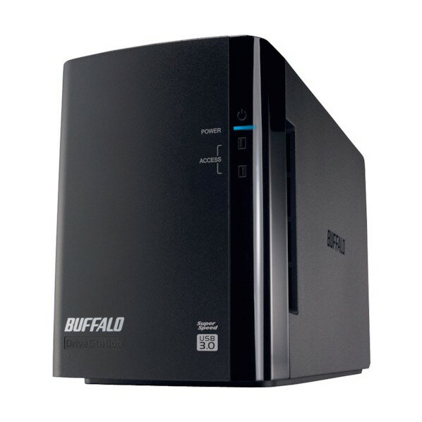 バッファロー ドライブステーション ミラーリング機能搭載 USB3.0用 外付けHDD 2ドライブモデル 6TB HD-WL6TU3/R1J 1個
