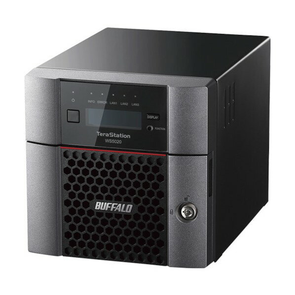TeraStation WS IoT 2022 for Storage Standard Edition搭載デスクトップNAS 2ベイ 4TB WS5220DN04S2 1個