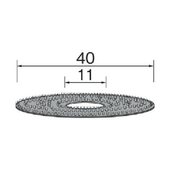 ミニター クイックチェンジテープ ゴムパッド用(20枚入) φ40mm SA3013 1点