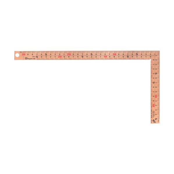 金曲尺 30cm 快段目盛 厚手広巾 ピンクゴールド PGMT-30CKD 1点