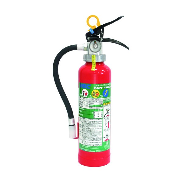日本ドライケミカル ABC粉末消火器本体アルミ製4型 PAN-4WXE 1点