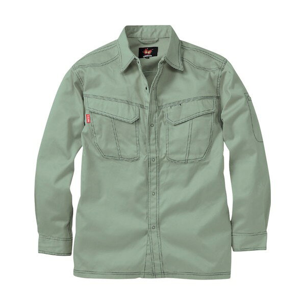 Work Clothes - 防炎長袖シャツ L MD2020-L-AG 1着