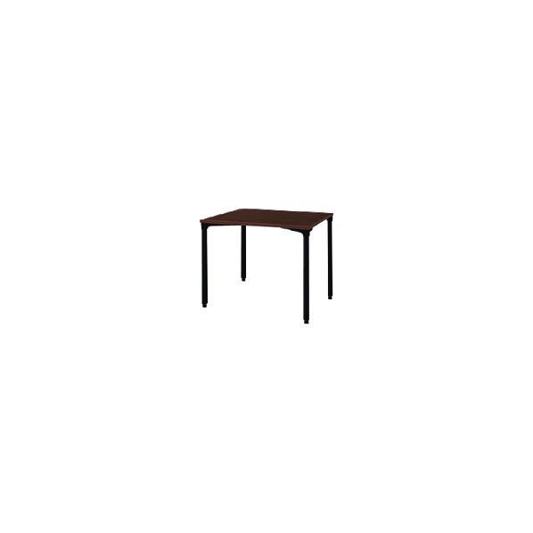 ※法人専用品※プラス 677824)ロンナ 会議テーブル NN-0909PAS LM/BK 1点