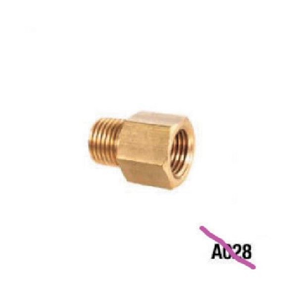 径違い継手 1/4F×1/4Mアダプター（黄銅製） A028 1個