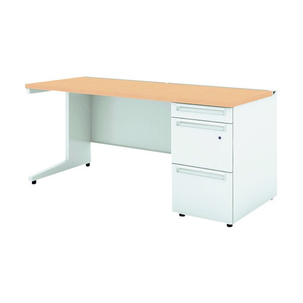 ※法人専用品※プラス 779708)US 片袖机 UR-167WAL-3 WM/W4 1点