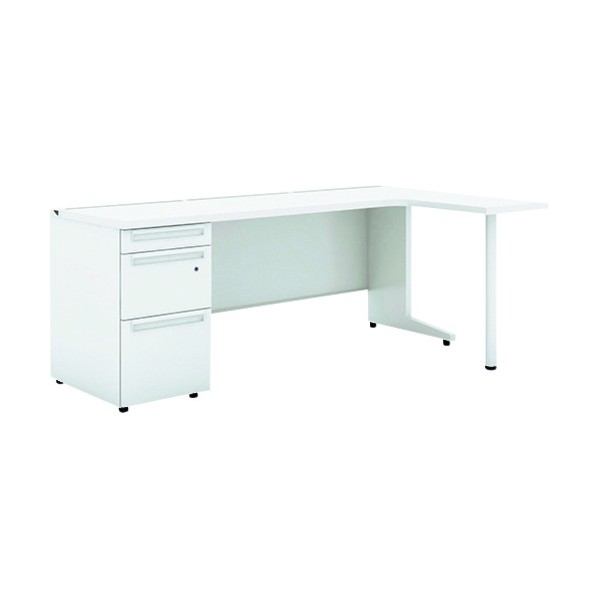 ※法人専用品※プラス 779935)US L型片袖机UR-1812WD-3-6R W4 UR-1812WD-3-6R W4/W4 1点