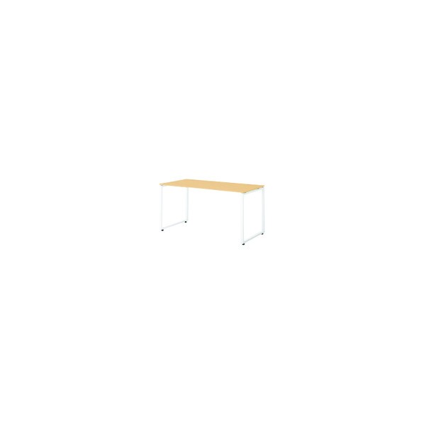 プラス 632114)SQ デスク(配線口付) SQ-W146H WM/W4 1点