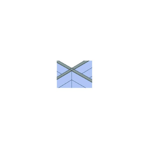 プラス 625155)LF 連結部材 高さ同位置 LF-10R-90X DGY 1点