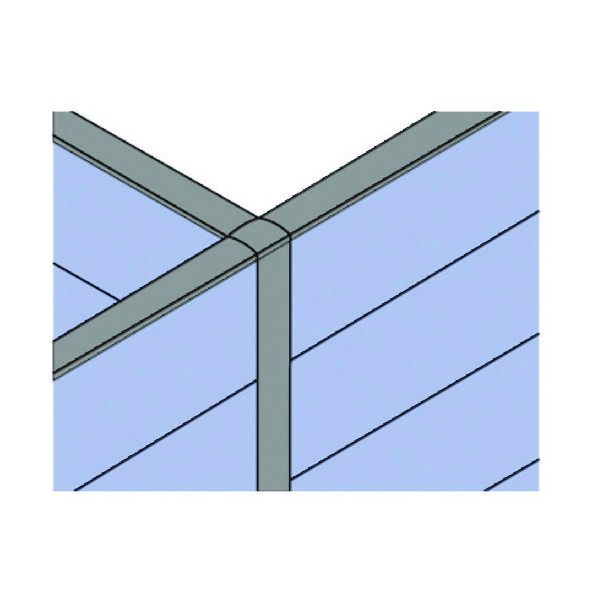 プラス 625153)LF 連結部材 高さ同位置 LF-16R-90T DGY 1点