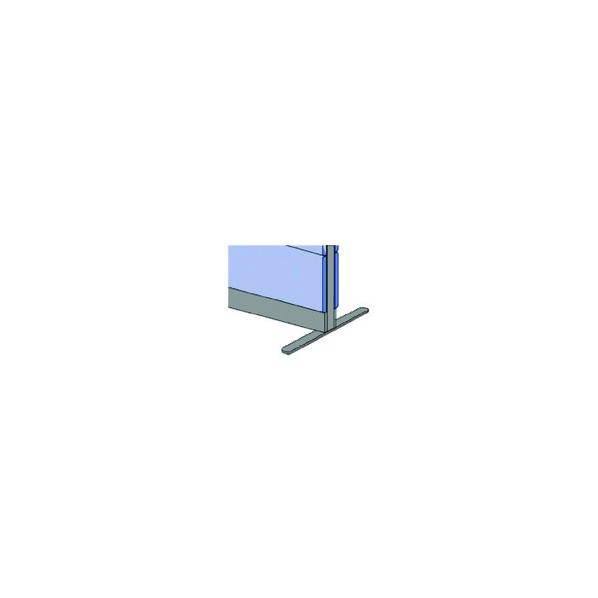 プラス 625213)LFパネル 安定脚(両面) LF-FL2 DGY 1点