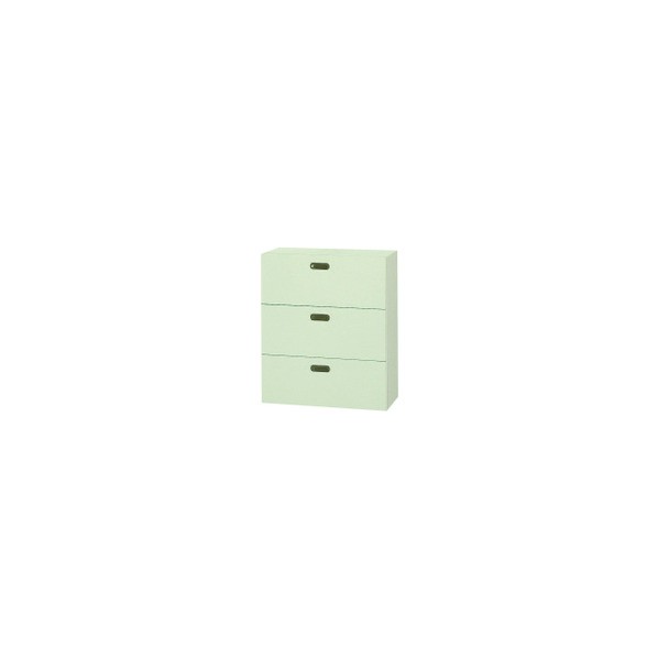 プラス 635950)LX-5 ラテラル保管庫3段 L5-G105H-3 LGY 1点