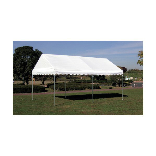 ゴトー工業 集会用テント ニューパイプテント 白天幕 2間x4間 NP-24 1点
