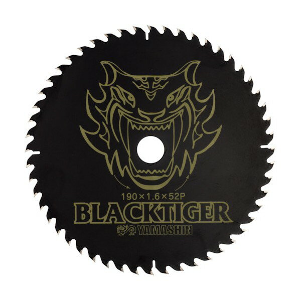 YAMASHIN ブラックタイガー(木工用チップソー) 190X52P MAT-BT-190 1P