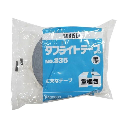 積水 タフライトテープ#835 50X100 黒 P400003 1巻 x 50巻 積水 タフライトテープ#835 50X100 黒 P400003 1巻 x 50巻
