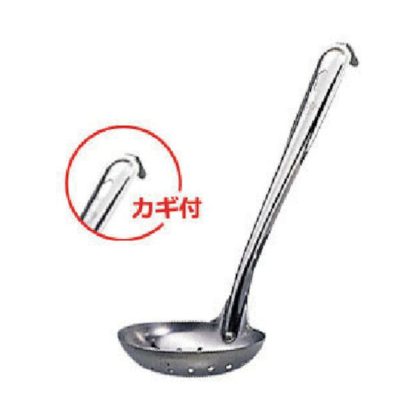 特徴 ■特長 オールステンレス製の一体形成です。 ■仕様 サイズ(mm):125×柄の長さ245 仕様 入数 1本 12015001