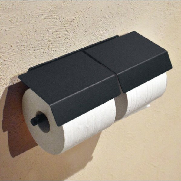 オンリーワンクラブ ムクペーパーホルダー A2連 ブラック SU4-2050S 1個