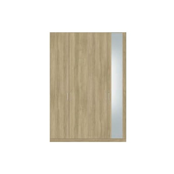 玄関収納 Cデザイン D-11型 H22トール（4枚扉） 取手付き 台輪施工タイプ 間口1,600mm メープルペール 1セット