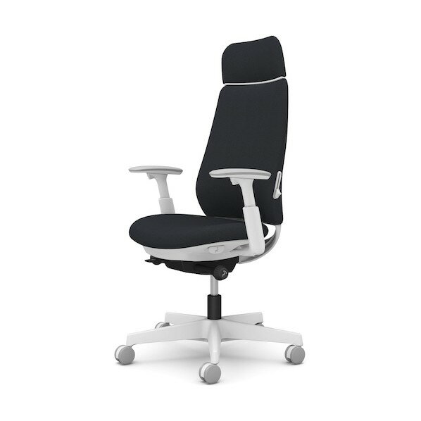 Other - ※法人専用品※オカムラ ポータム,可動肘,背クッション,EXスタンダードタイプ,ホワイトボディ,ハンガー無,ランバー有,ナイロンキャスター CF87XZ FRU1 1点