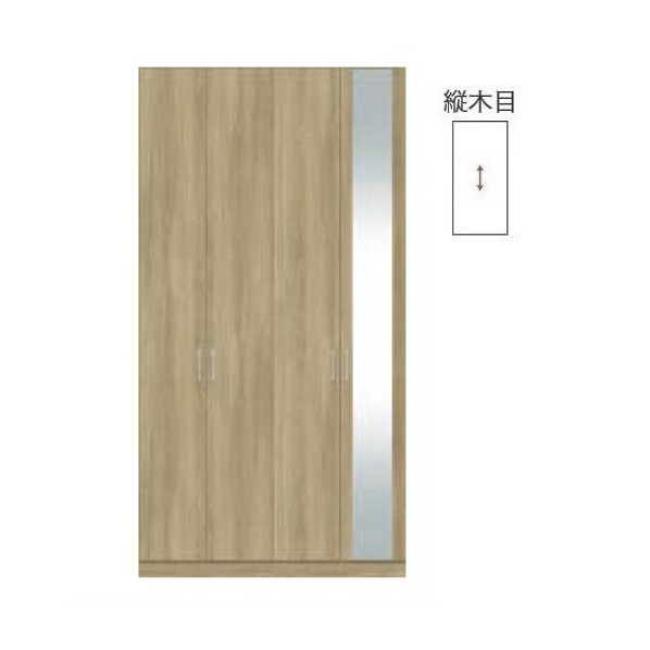 玄関収納 Rデザイン A-11型 H22 トール（4枚扉）取手付き 台輪施工タイプ 間口1,200mm ヒッコリーブラック 1セット