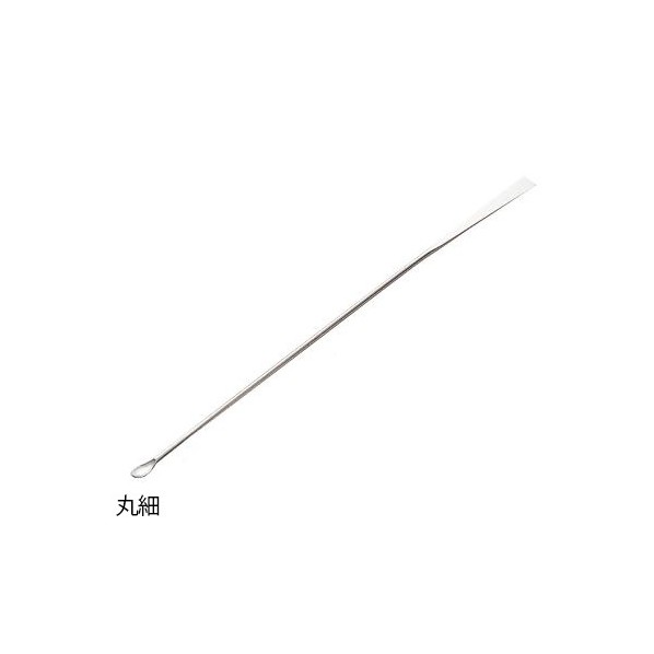 アズワン ミクロスパーテルSCC 丸細 180mm 4-2960-02 10本