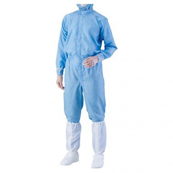 アズワン 異物混入対策ツナギ服 AS1401(男女兼用) M 青 4-2326-02 1着