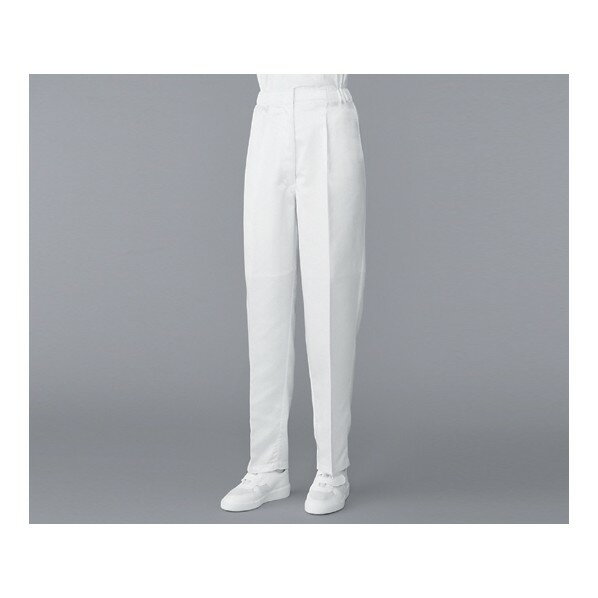 アズワン 無塵衣AS305B(女性用パンツ・腰裏付) 4L ホワイト 6-7526-16 1着