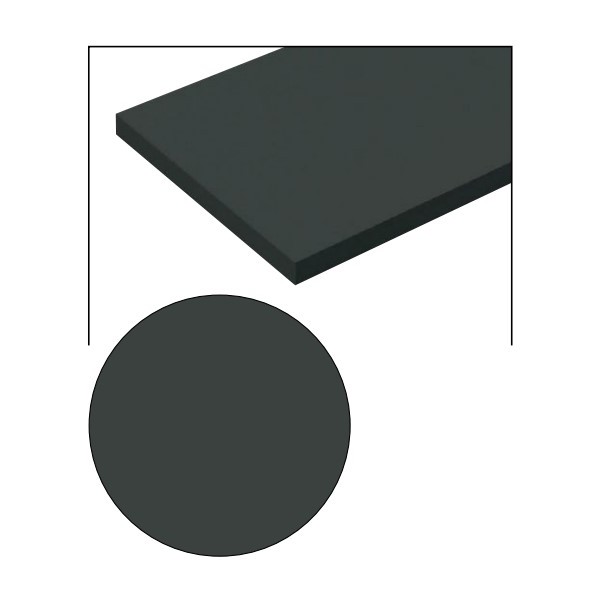 南海プライウッド 棚収納パーツ アートランバー(4面エッジテープ貼り) 幅600mm×奥行300mm×厚さ20mm ダークグレー O20-12-4DG 1枚