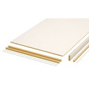 南海プライウッド 棚収納パーツ 中段セット Cシリーズ 幅1980×奥行926mm シルキーホワイト C-M6SW-A 1セット