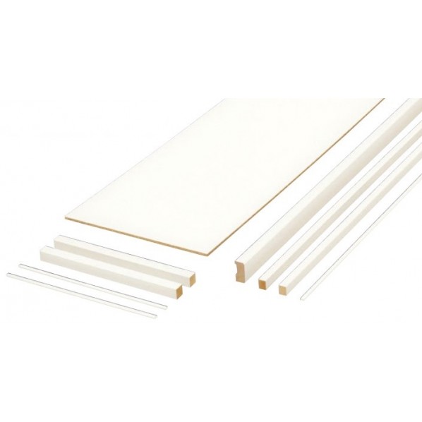 南海プライウッド 棚収納パーツ 枕棚セット Cシリーズ 幅1445×奥行600mm シェルホワイト MC-MLW46-A 1..