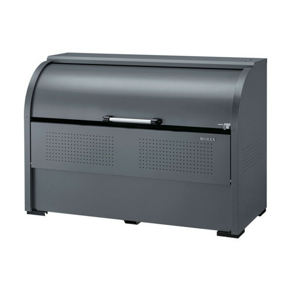 ゴミ収集庫 スチールタイプ 幅1650mm 奥行750mm ダークグレー ダークグレー CKR1607G2