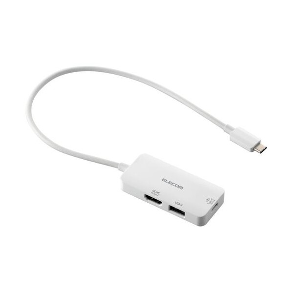特徴 ■特徴 USB Type-C(TM)プラグでパソコンに接続し、パソコンを充電しながらUSB 5Gbps(USB3.2(Gen1))機器やHDMI(R)ケーブルを接続できるドッキングステーションです。 ■用途 ノートパソコンへ給電しながらHDMI(R)映像出力ができる、3ポート搭載のUSB Type-C(TM)接続ドッキングステーションです。 必要最小限の機能でコンパクトなサイズながら、取り回ししやすいゆったり30cmケーブルで、抜群の使いやすさを実現。 高解像度での映像出力も可能です。 ■仕様 対応OS:Windows 11/10、macOS Sonoma 14/macOS Ventura 13/macOS Monterey 12、iPadOS 17/16 各OSの最新バージョンへのアップデートや、サービスパックのインストールが必要になる場合があります。 ■注意 製品本体にて8Wを消費するため実際の出力は最大92W。 USB Type-Cポート経由で本体充電を行う際はPCがUSB Power Deliveryに対応しているか要確認。 映像出力を行う際は機器がDisplayPort Alt Modeに対応しているか要確認。 OS起動前のシステム画面やBIOS画面では動作しません。 仕様 カラー ホワイト 原産国 VN DSTC31WH