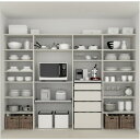 南海プライウッド キッチンパネル収納 フリモ 7.5尺 シェルホワイト AC001575LW 1セット