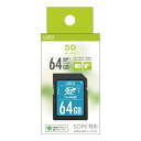 アズワン SDメモリーカード 64GB L-64SDX10-U3 3-667-26 1個