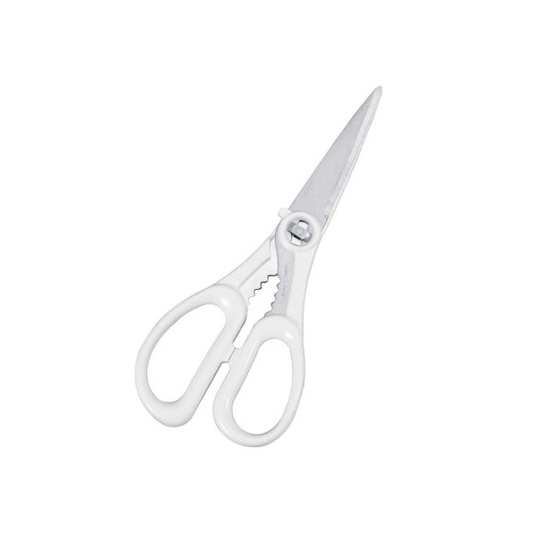 アズワン シルキー キッチンバサミ NT-200 ホワイト 3995820 63-7121-66 1点