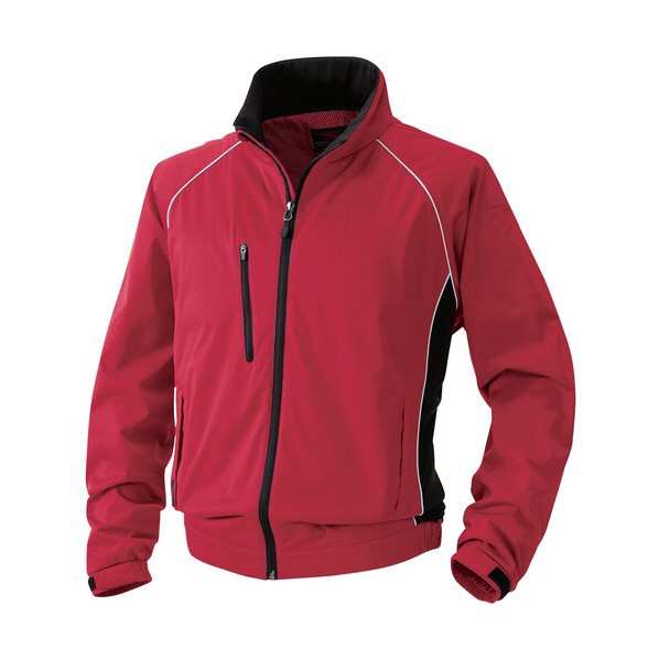 3400 防風カラーブルゾン レッド M 3400-43-M 1点