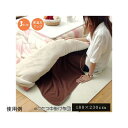 アズワン フリース こたつ用中掛け毛布 『ブリック中掛(フラット)』 ブラウン 約180×230cm フラットタイプ 1181530062240 180×230...
