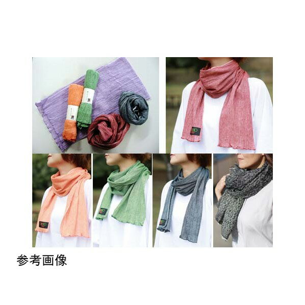 アズワン ORIIRO コットンマフラー 彩・いろどり K11853 赤 65-1335-99 1点